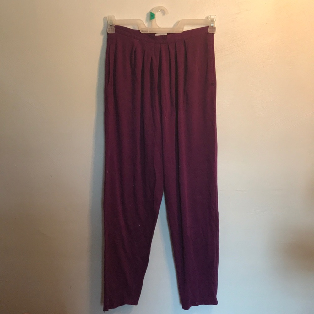 Purple pants w pockets